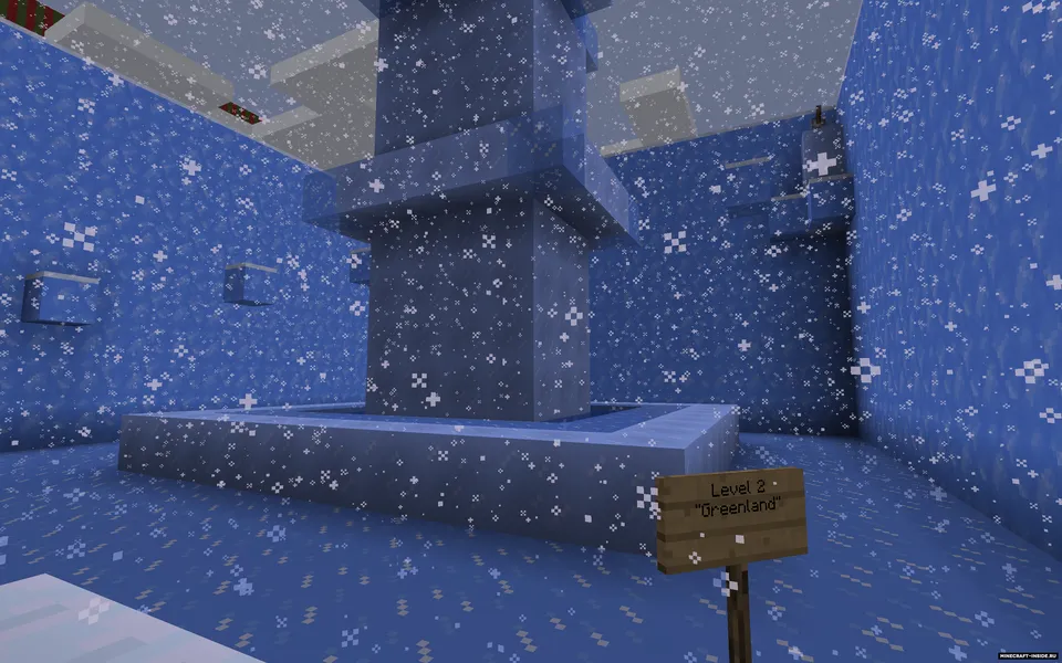 A Winter Find the Button — Minecraft xarita, rasm 4