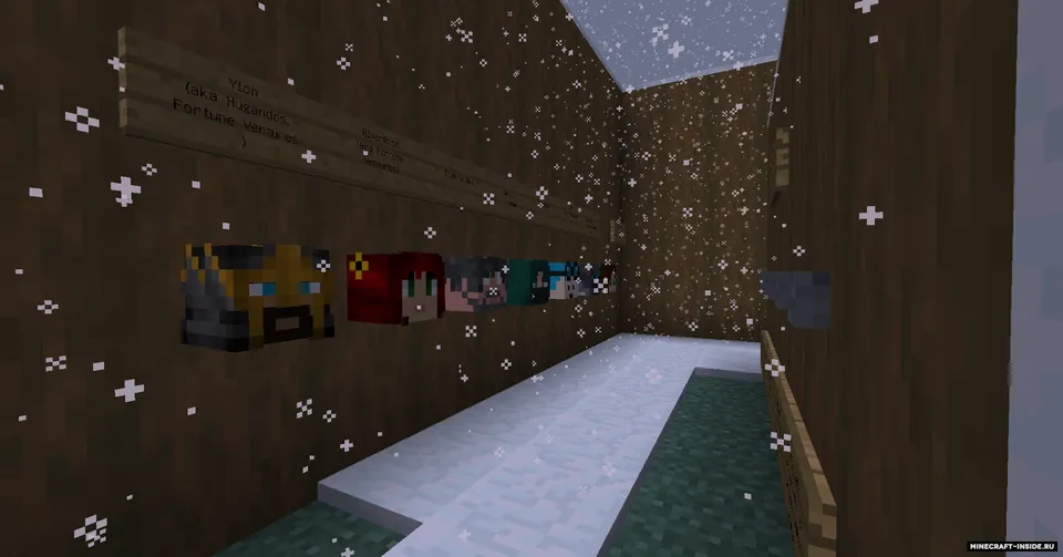 A Winter Find the Button — Minecraft xarita, rasm 5