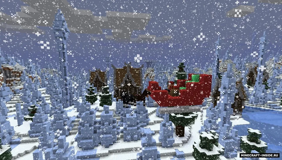 SnowBound Showdown — Minecraft xarita, rasm 4