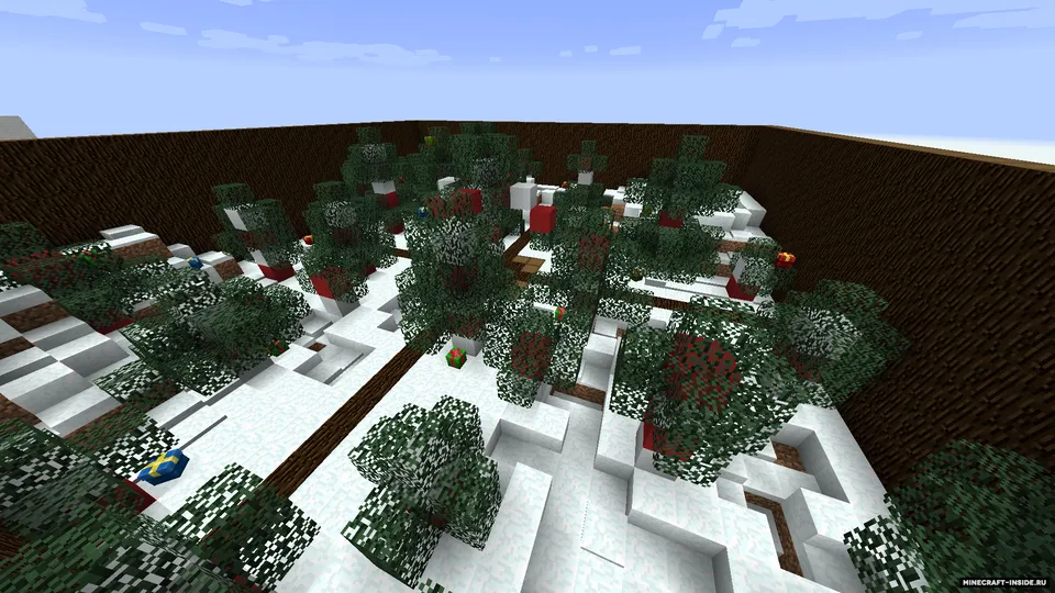 Hide the Button: Candy Cane Edition — Minecraft xarita, rasm 2
