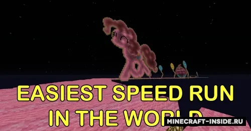 Easiest Speed Run in the World — Minecraft xarita, rasm 1