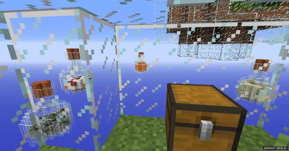 Glass Bottle SkyBlock Survival — Minecraft xarita, rasm 5
