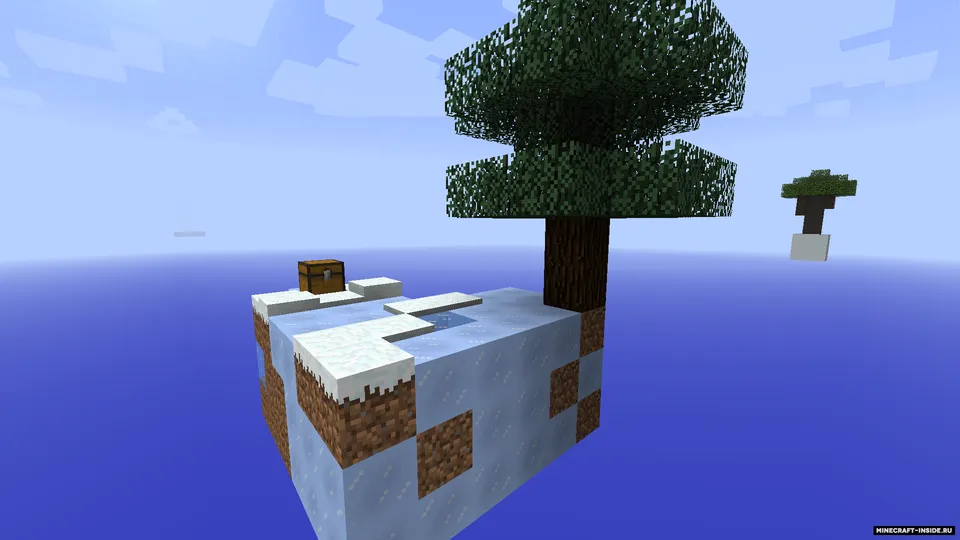 New Year Sky Block — Minecraft xarita, rasm 2