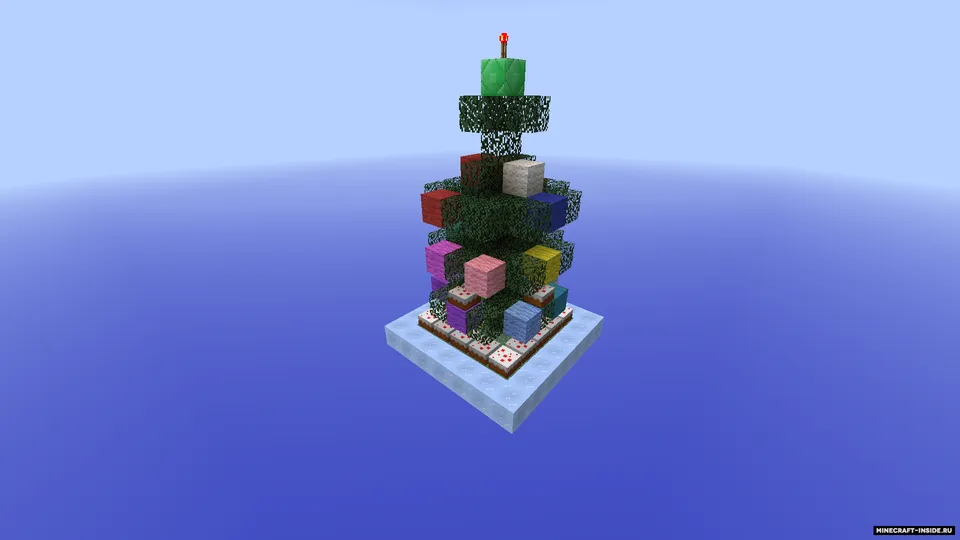 New Year Sky Block — Minecraft xarita, rasm 6