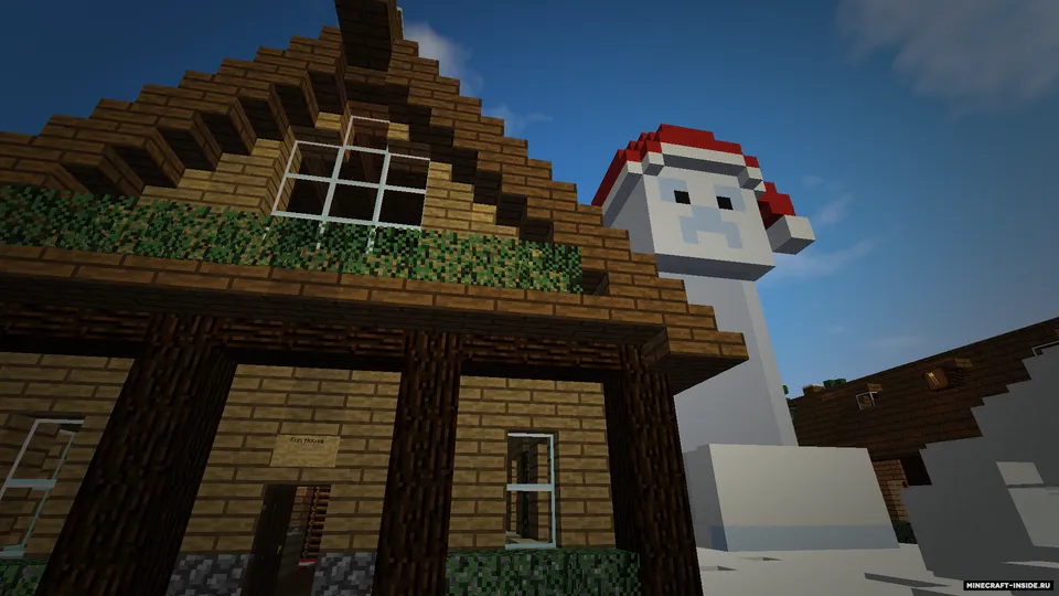 Santa's Christmas Village — Minecraft xarita, rasm 2