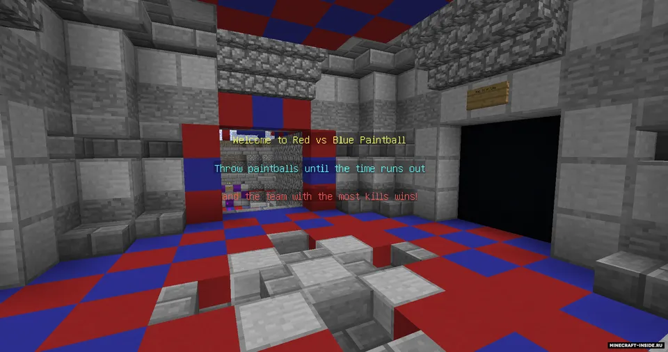 RvB Paintball — Minecraft xarita, rasm 4