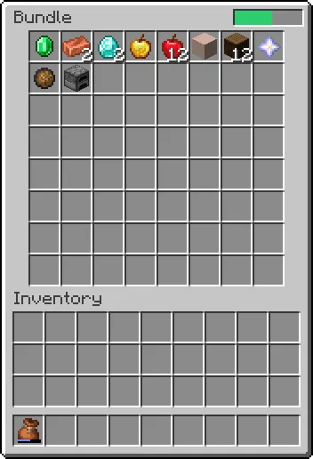 Bundle Inventory — Minecraft mod, rasm 2