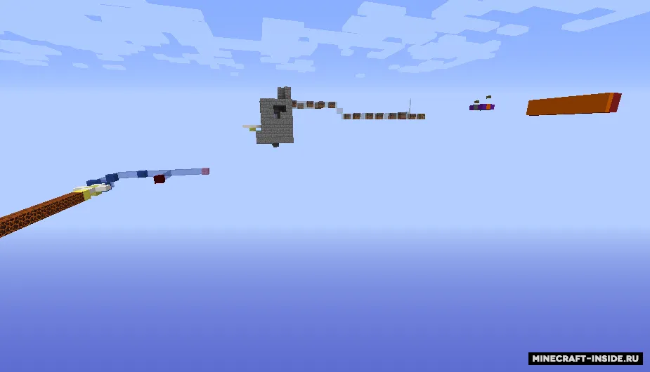 Yon ta'sirli parkur — Minecraft xarita, rasm 4