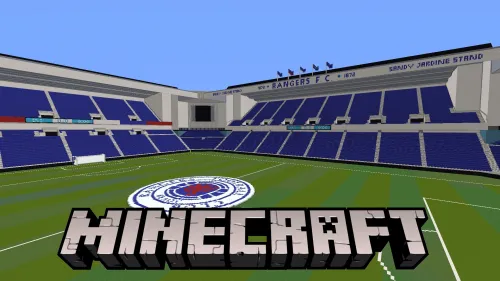 Ibrox Stadium in Minecraft — Minecraft xarita, rasm 1