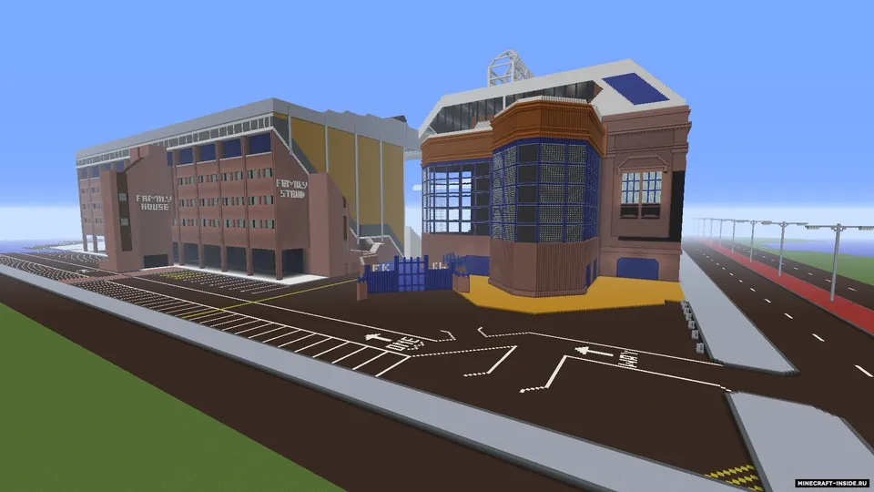 Ibrox Stadium in Minecraft — Minecraft xarita, rasm 3