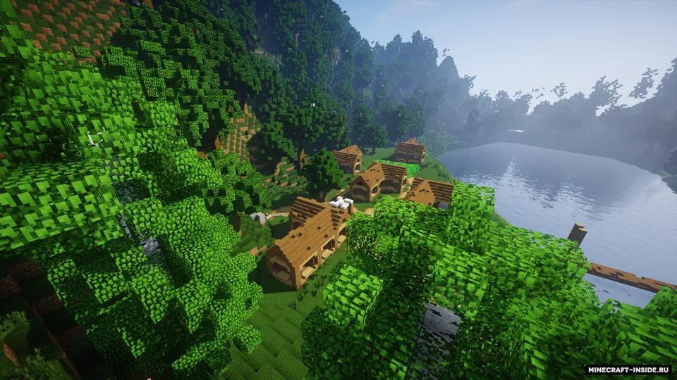 Tiny Lake Town — Minecraft xarita, rasm 4
