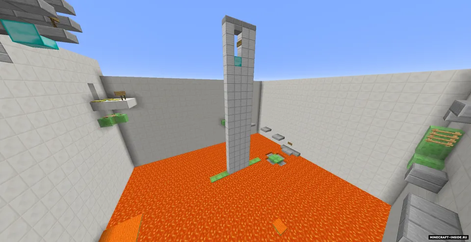 Sprint Lava Parkour 7 — Minecraft xarita, rasm 3