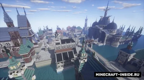 Town of Heine (Lineage II) — Minecraft xarita, rasm 1