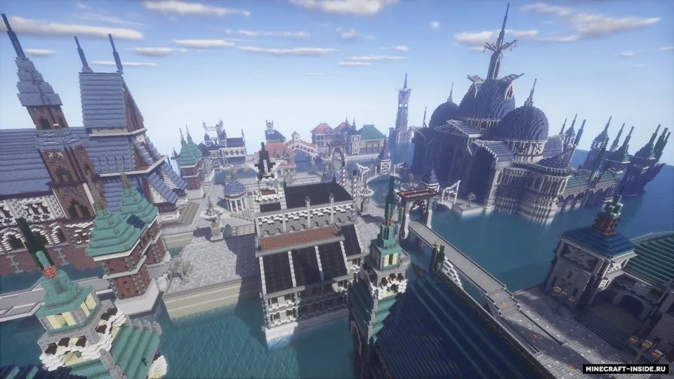 Town of Heine (Lineage II) — Minecraft xarita, rasm 2