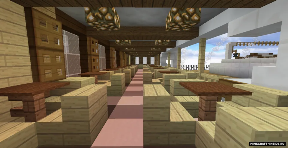 SS Île de France — Minecraft xarita, rasm 2