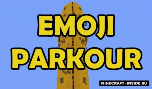 Emoji Parkour — Minecraft xarita, rasm 1