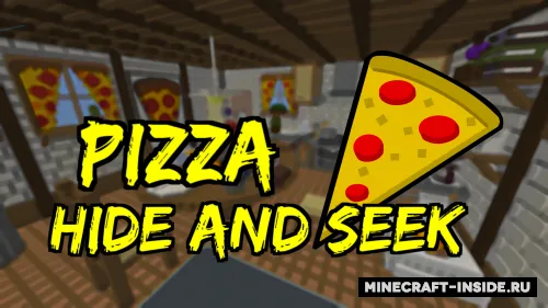 Pizza Hide and Seek — Minecraft xarita, rasm 1