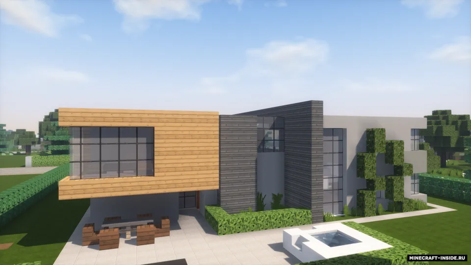 Modern House 3 — Minecraft xarita, rasm 3