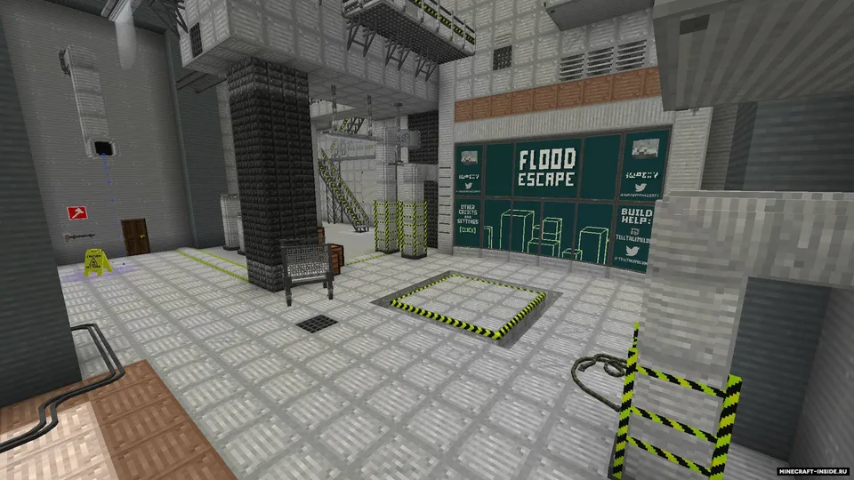 Flood Escape — Minecraft xarita, rasm 1