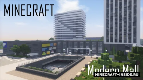 Modern Mall — Minecraft xarita, rasm 1