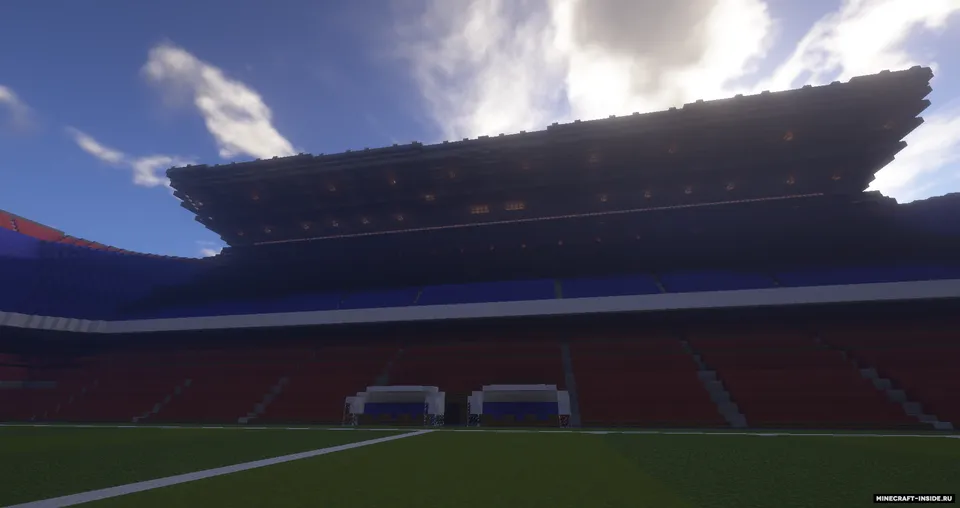 Barselona stadioni - Camp Nou — Minecraft xarita, rasm 4