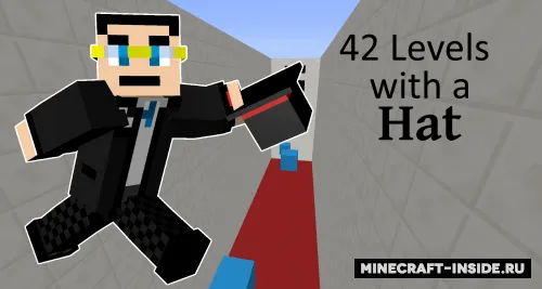 42 Levels With A Hat — Minecraft xarita, rasm 1