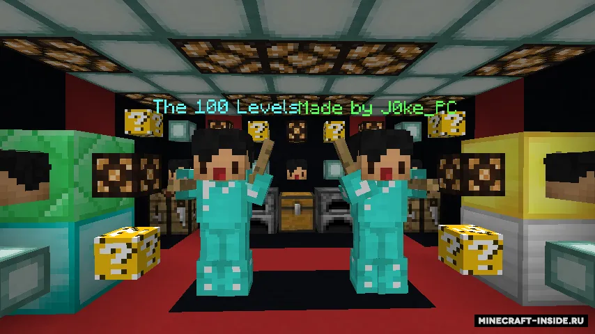 The 100 levels — Minecraft xarita, rasm 2