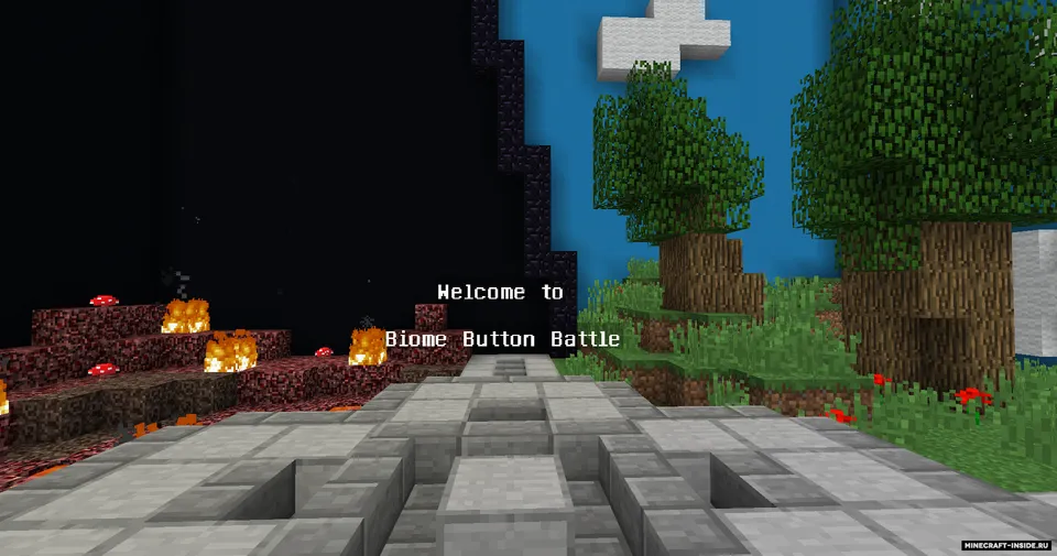Biome Button Battle — Minecraft xarita, rasm 4