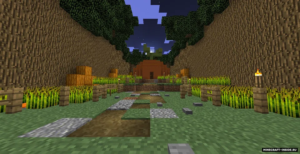 Find the Button: Pumpkin Edition — Minecraft xarita, rasm 2