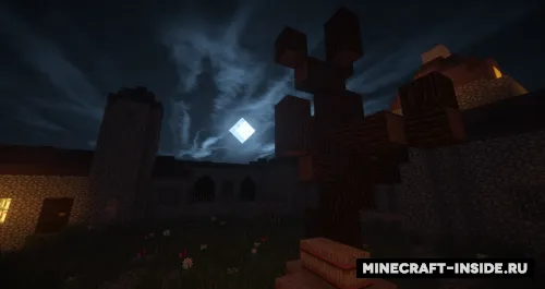 Cobblestone Halloween — Minecraft xarita, rasm 1
