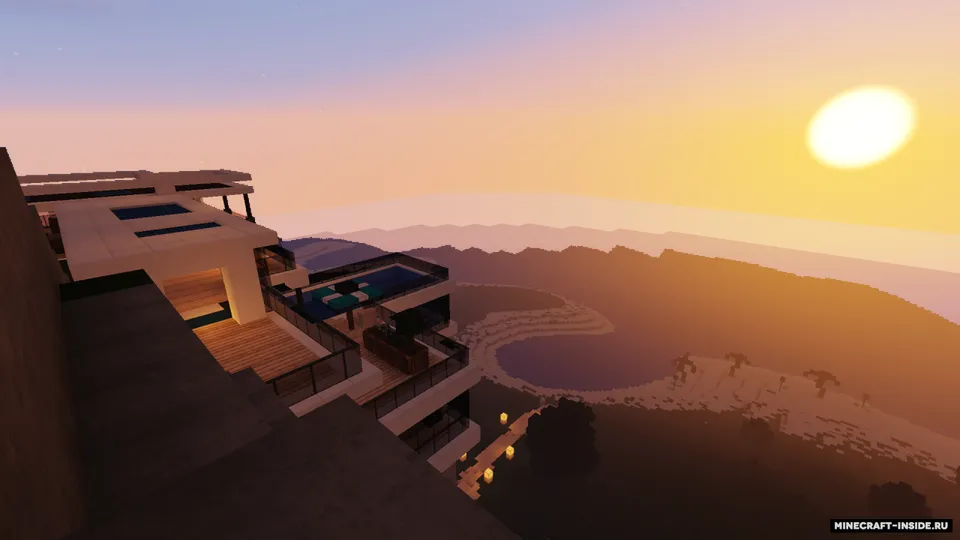Cliff Side Private Mansion — Minecraft xarita, rasm 4