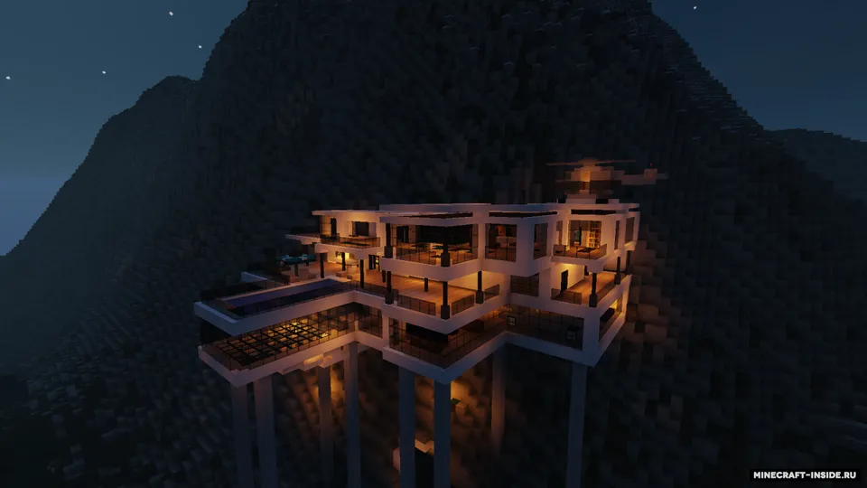 Cliff Side Private Mansion — Minecraft xarita, rasm 6