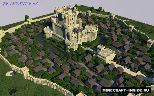 Butron qal'asi — Minecraft xarita, rasm 1