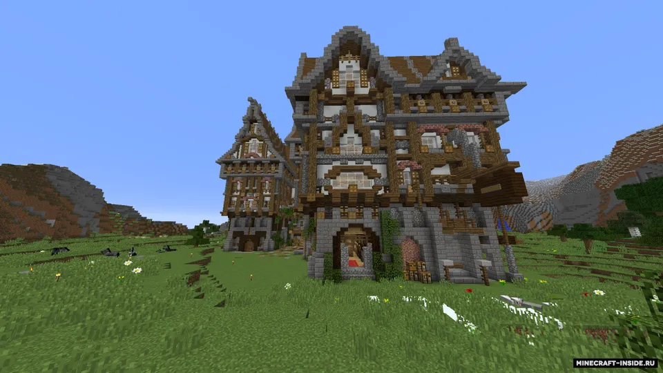 Medieval Urban Manor — Minecraft xarita, rasm 4