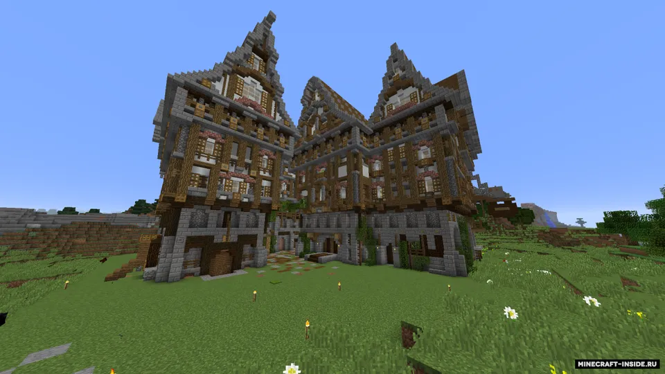 Medieval Urban Manor — Minecraft xarita, rasm 5