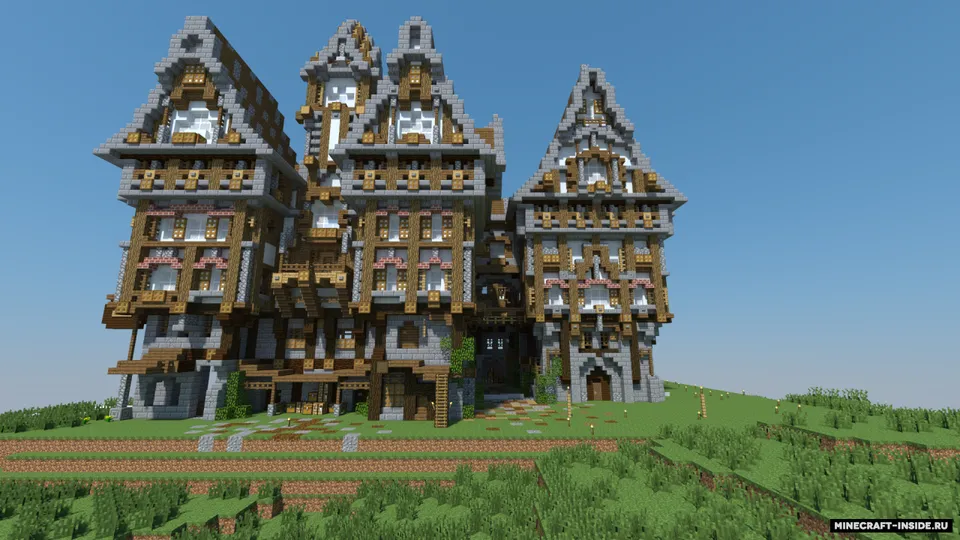 Medieval Urban Manor — Minecraft xarita, rasm 6