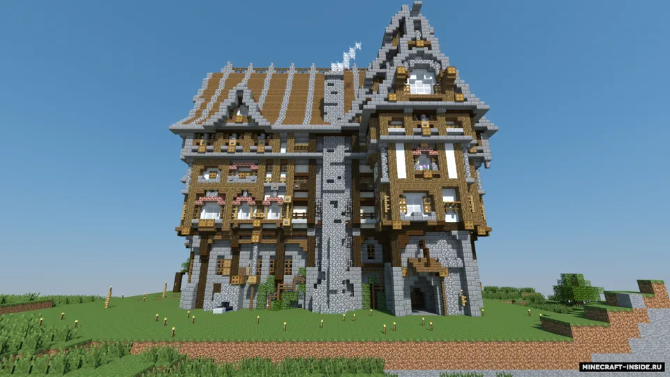 Medieval Urban Manor — Minecraft xarita, rasm 7