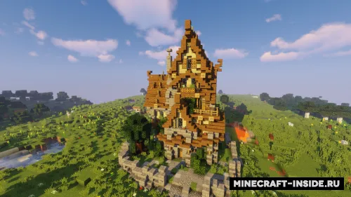 Medium Medieval House — Minecraft xarita, rasm 1