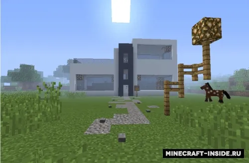 Hi-Tech uyi (MaxWell) — Minecraft xarita, rasm 1