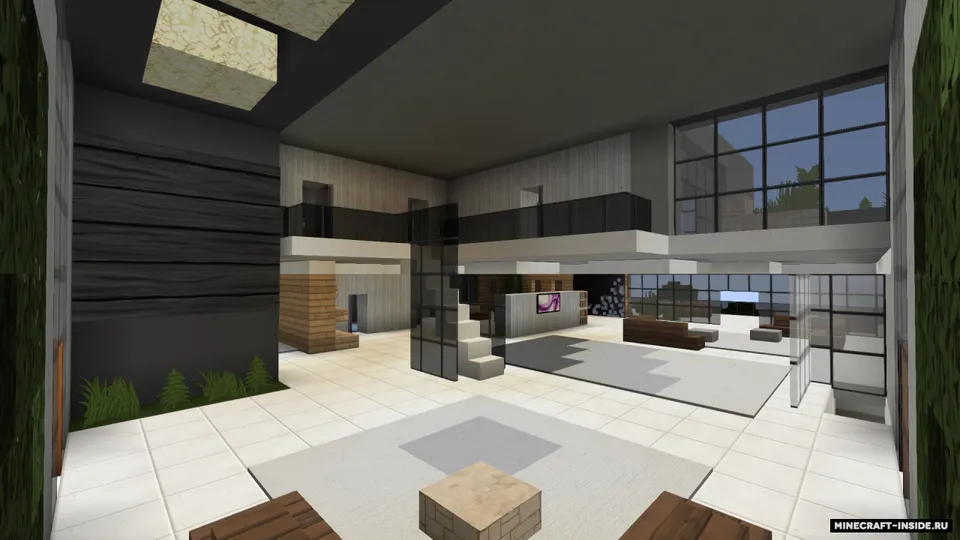 Modern Cliff Mansion — Minecraft xarita, rasm 2