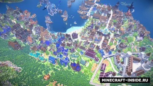 City of Estellida — Minecraft xarita, rasm 1