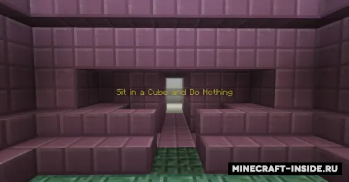 Sit in a Cube and Do Nothing — Minecraft xarita, rasm 1