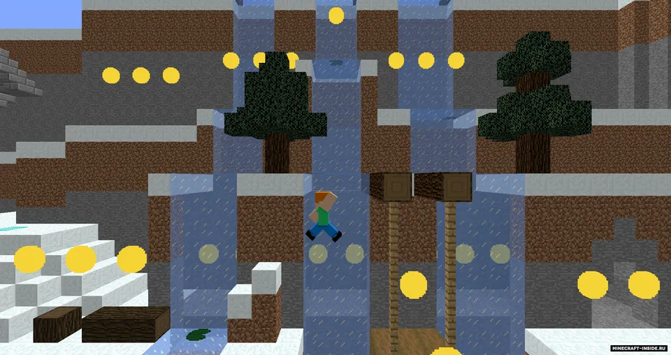 Super 2D Run — Minecraft xarita, rasm 2