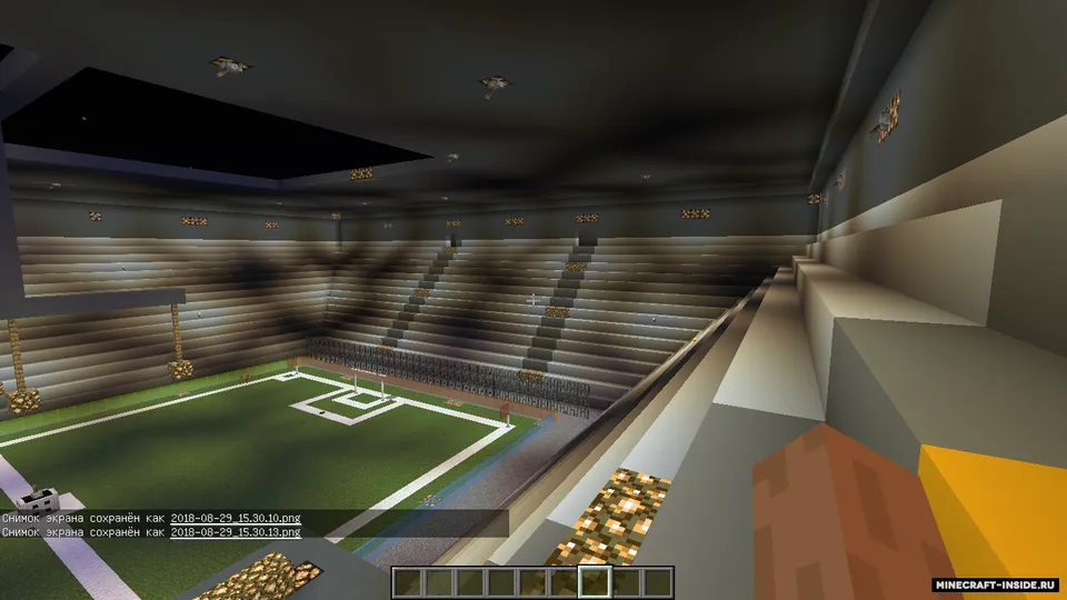 Futbol stadioni — Minecraft xarita, rasm 3