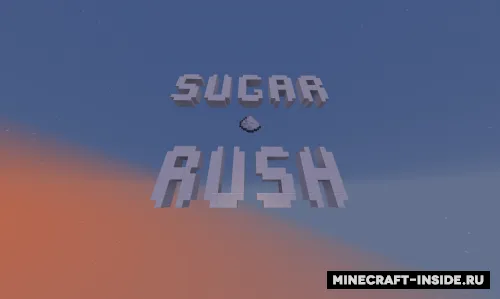 Sugar Rush — Minecraft xarita, rasm 1