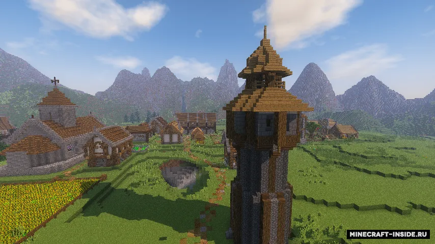 Medieval Village — Minecraft xarita, rasm 6