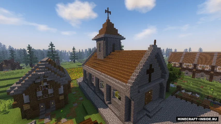 Medieval Village — Minecraft xarita, rasm 8