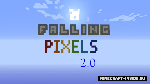 Falling Pixels 2.0 — Minecraft xarita, rasm 1