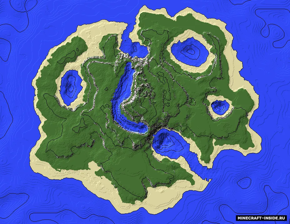 Island of Sabiju — Minecraft xarita, rasm 2