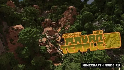 Mayan Temple Ruin — Minecraft xarita, rasm 1
